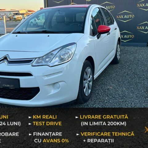 Citroen C3 1.0i 2014 | Mașini în rate cu avans 0% | Parc Auto Timișoara