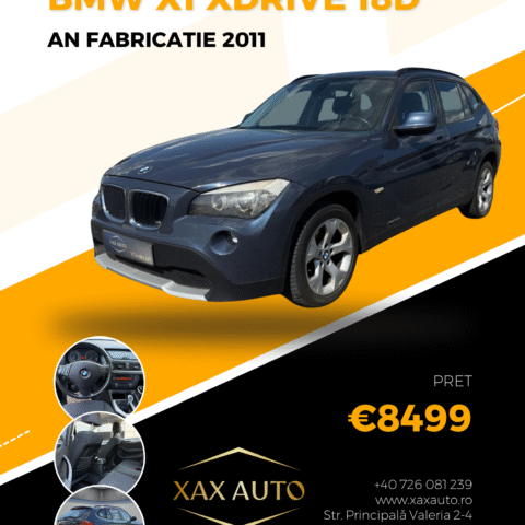 Masini in rate Timisoara | Masini rulate in rate cu avans 0% | Parc Auto Timisoara | XAX Auto BMW X1 xDrive18d xLine