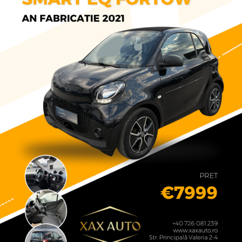 Masini in rate Timisoara | Masini rulate in rate cu avans 0% | Parc Auto Timisoara | XAX Auto Smart EQ Fortwo Electric