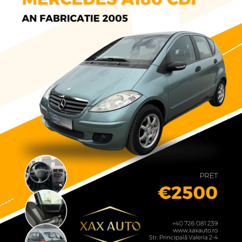 Masini in rate Timisoara | Masini rulate in rate cu avans 0% | Parc Auto Timisoara | XAX Auto Mercedes-Benz A180 CDI