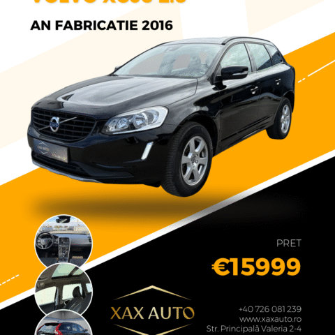 Masini in rate Timisoara | Masini rulate in rate cu avans 0% | Parc Auto Timisoara | XAX Auto Volvo XC60 2.0 2016
