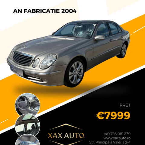 Masini in rate Timisoara | Masini rulate in rate cu avans 0% | Parc Auto Timisoara | XAX Auto Mercedes-Benz E200 Avangarde