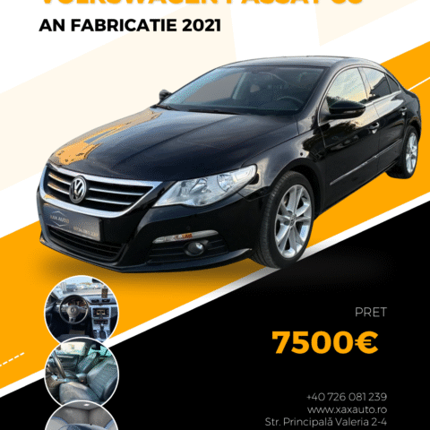 Masini in rate Timisoara | Masini rulate in rate cu avans 0% | Parc Auto Timisoara | XAX Auto Volkswagen Passat CC
